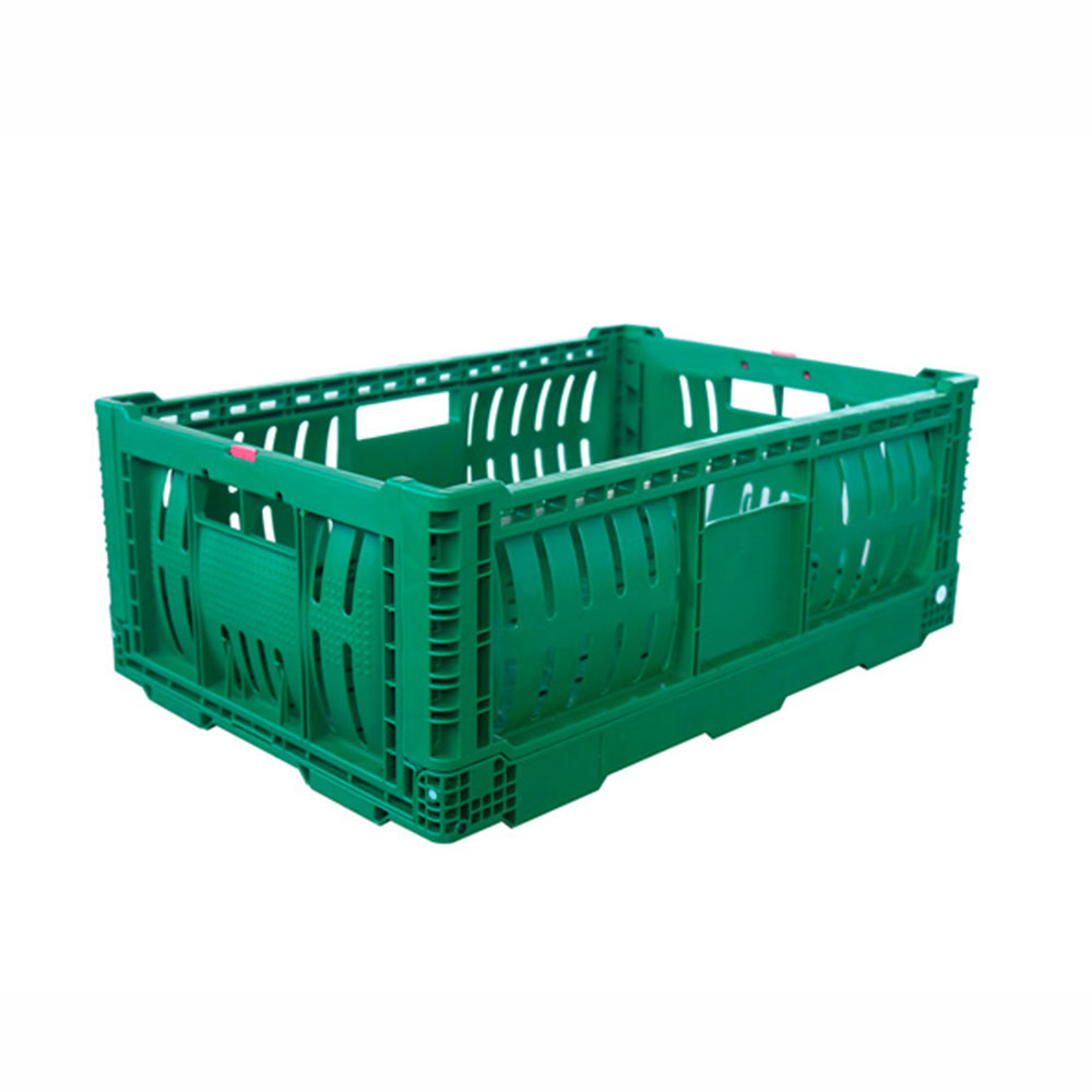 Quanyun Plastic Folding Basket Fruit and Vegetable Basket HBQY604022W-HS