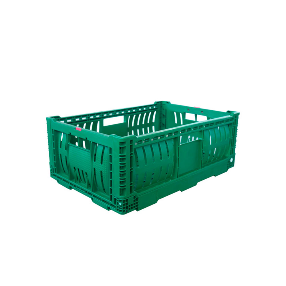 Quanyun Plastic Folding Basket Fruit and Vegetable Basket HBQY604022W-HS