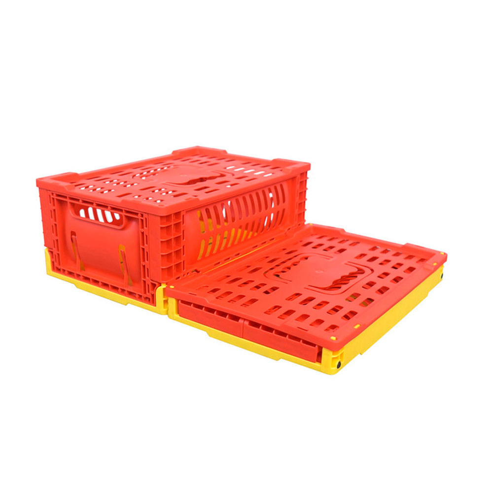 Quanyun Folding basket, small plastic basket with lid, fruit basket HBQY302012C