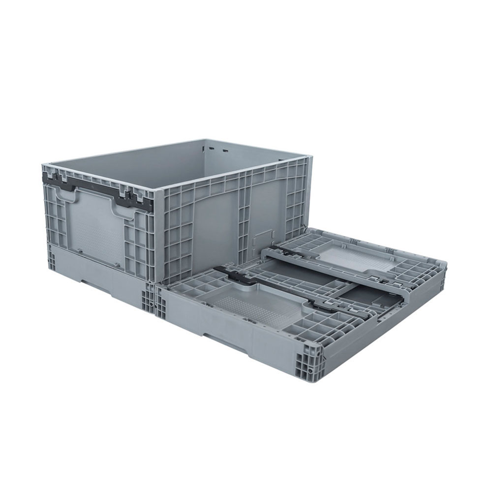 Quanyun Folding box, auto parts box, plastic turnover box HBQY604028W