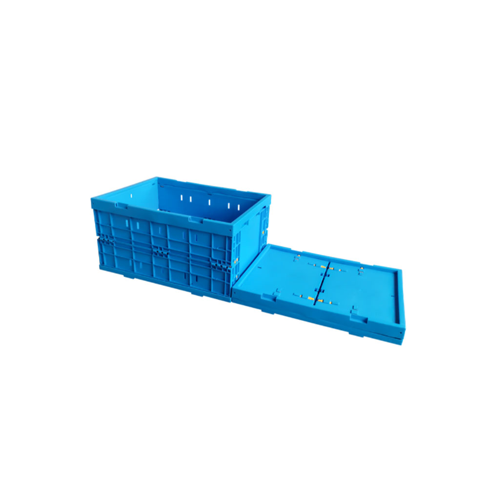 Quanyun transport turnover vertical warehouse box storage box plastic folding box HBQY4835255W