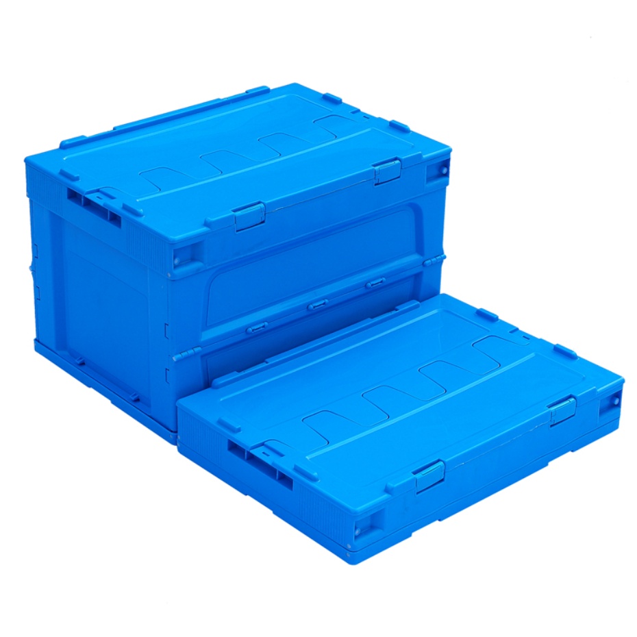 QUANYUN Modern Design Recyclable Solid Rectangle Plastic Storage Crates XS5336335C
