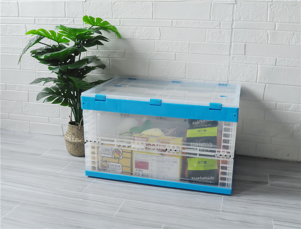 QUANYUN Modern Design Recyclable Solid Rectangle Plastic Storage Crates XS604036C