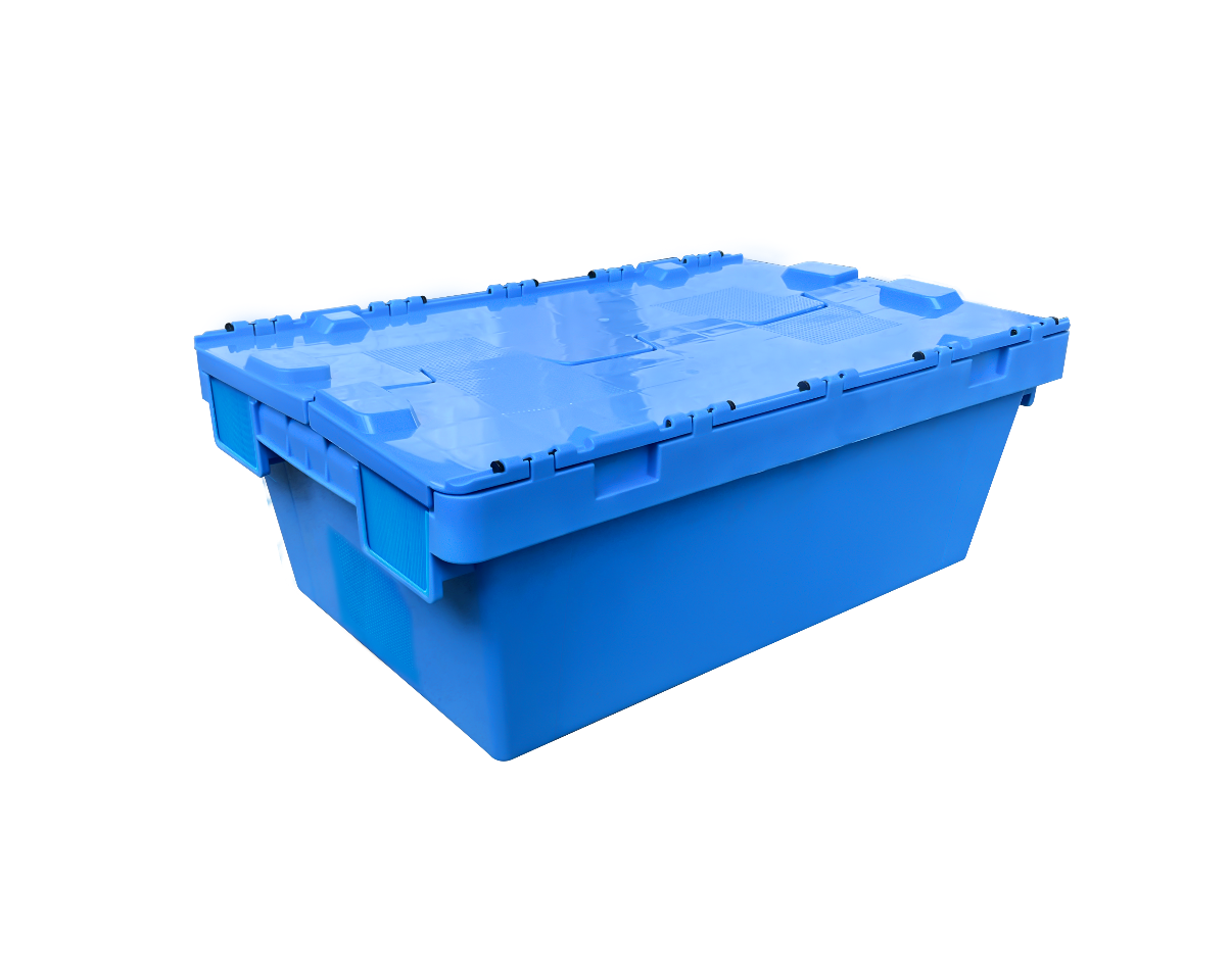 QUANYUN Large Plastic Storage Crate CX6040225C