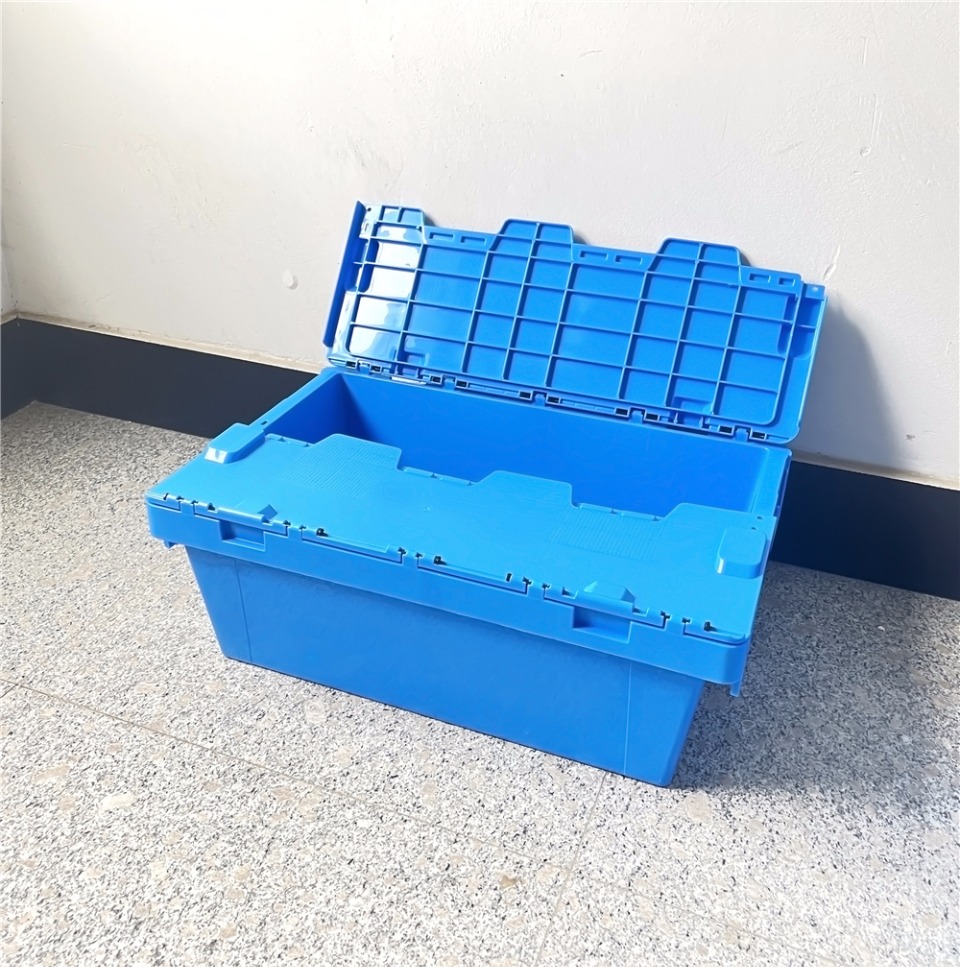 QUANYUN Large Plastic Storage Crate CX6040225C