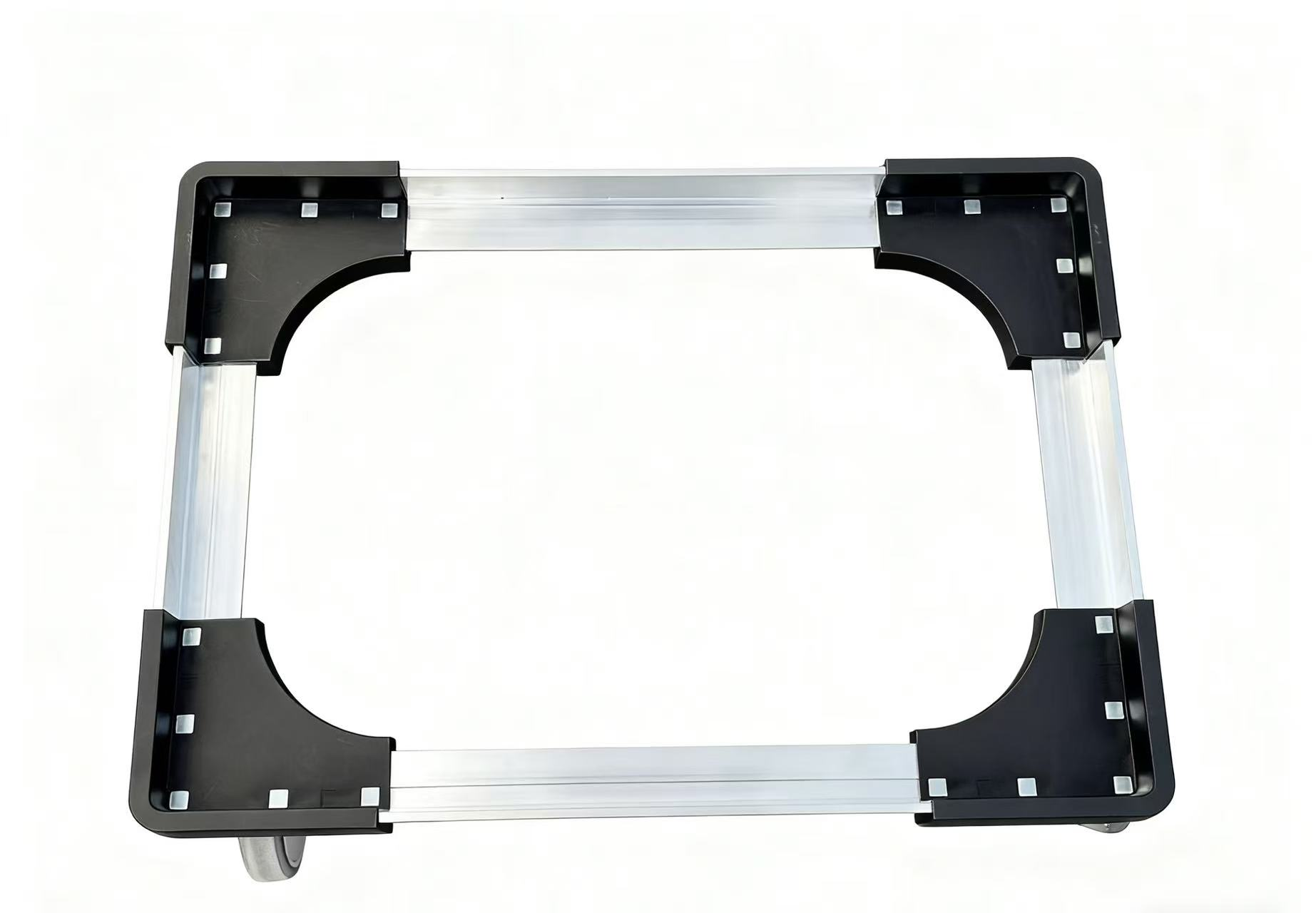 QUANYUN  Plastic Aluminum Alloy Hollow Flatbed Turtle Car Silent Rolling Wheel Dolly WWGC6848