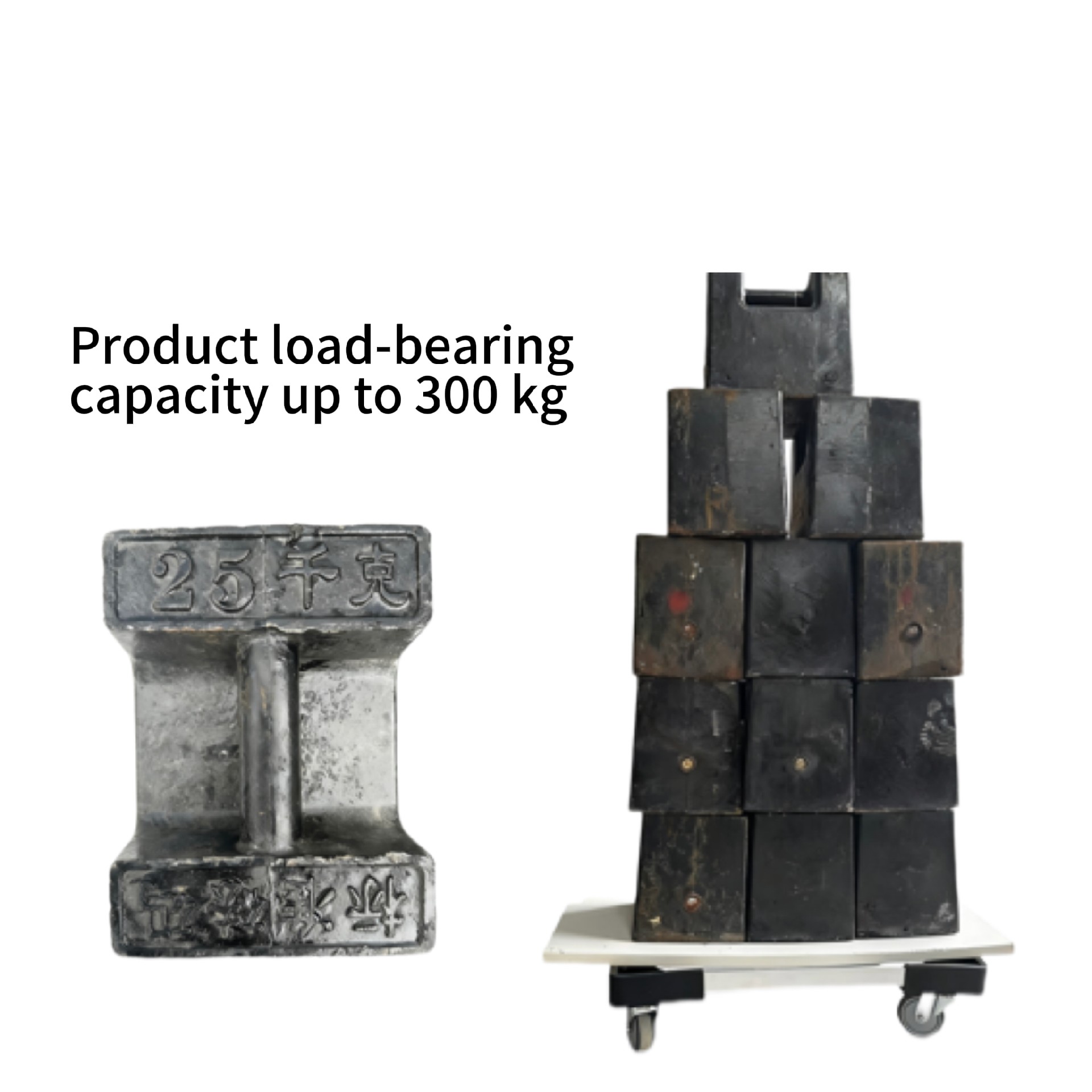 QUANYUN  Plastic Aluminum Alloy Hollow Flatbed Turtle Car Silent Rolling Wheel Dolly WWGC6848